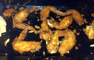 Only 9 chicken wings left!