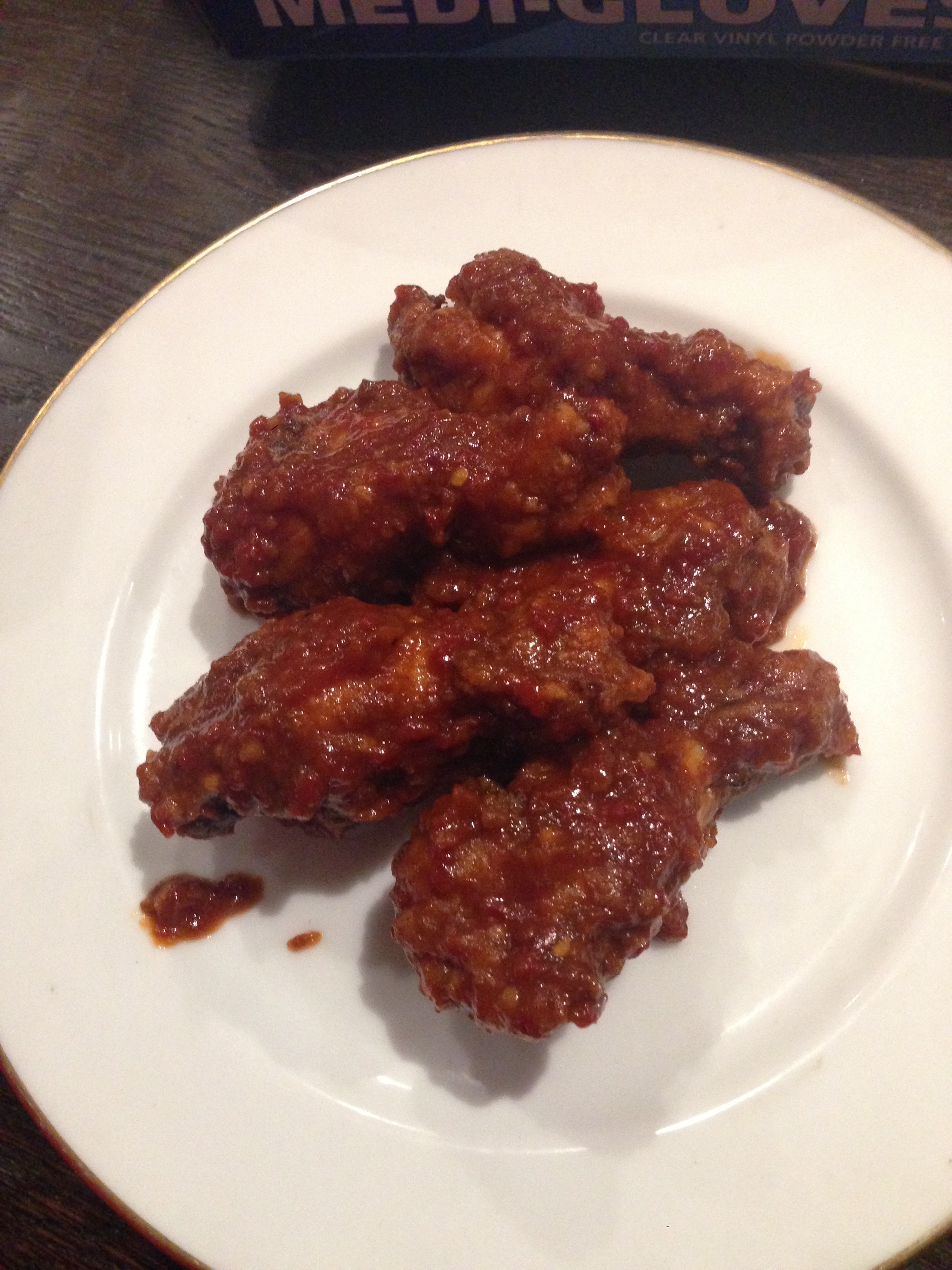 Ghost pepper chicken wings