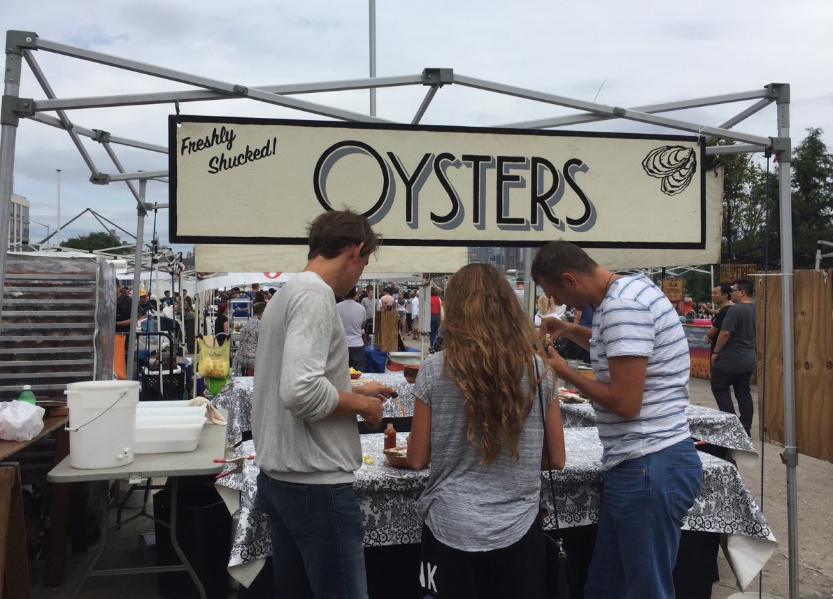 Oysters Smorgasburg New York
