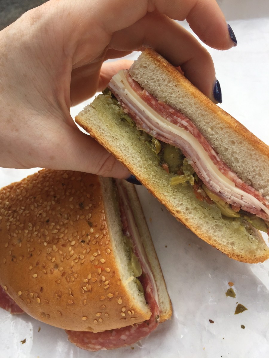 Muffuletta Sandwich from Central Grocery