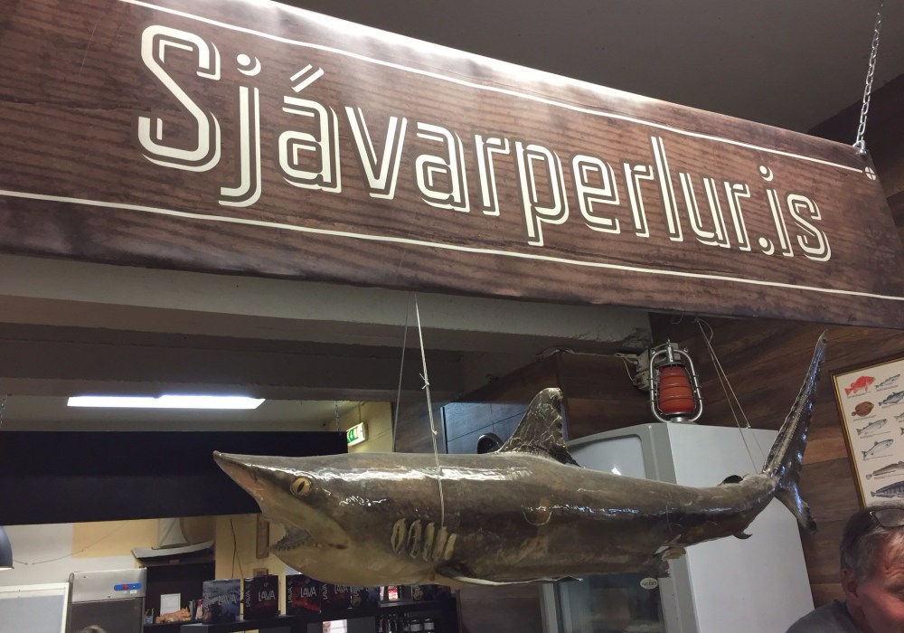 Hakarl (Greenland Shark) available at the Kolaportid Flea Market