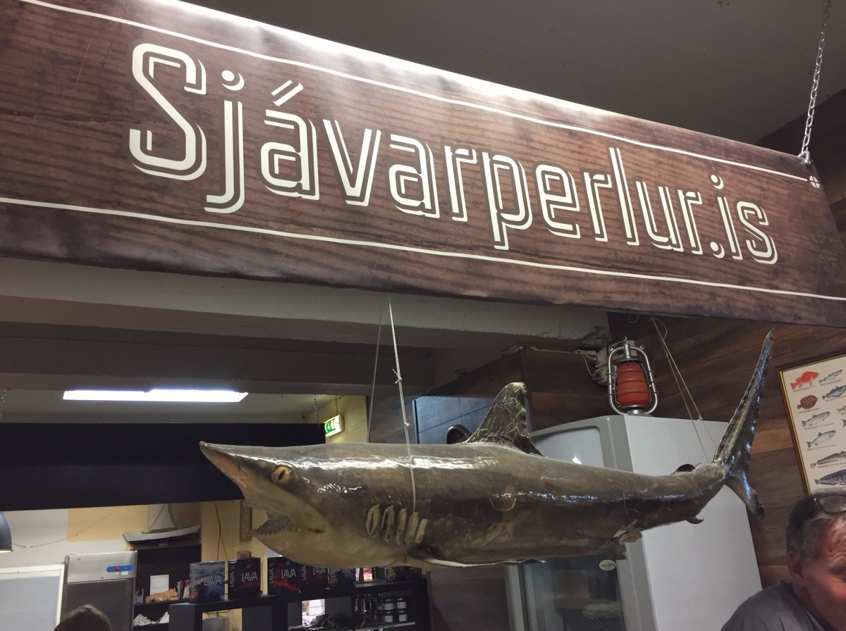 Hakarl (Greenland Shark) available at the Kolaportid Flea Market
