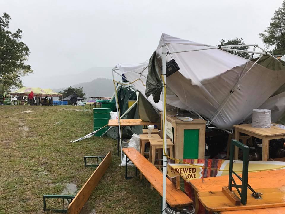 Nascondino rained out