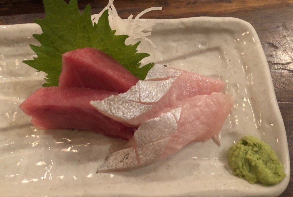 Red Tuna and Sea Bream Sashimi Gonpachi