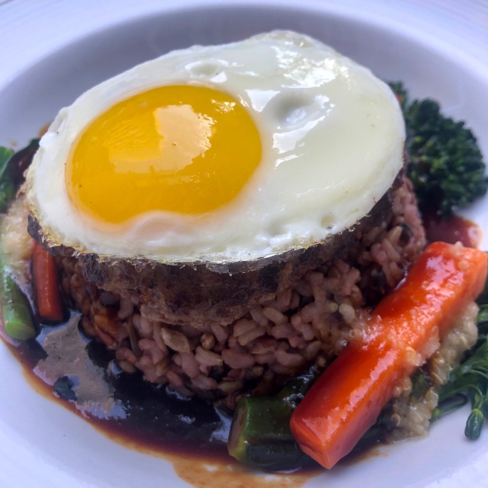 Loco Moco Hawaiian Food