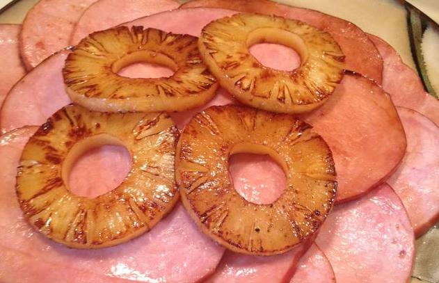 Ham Steaks with Pineapple